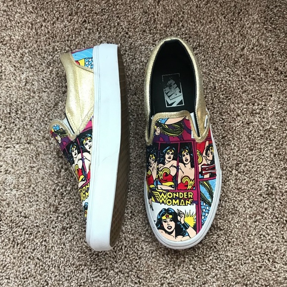 wonder woman vans high tops